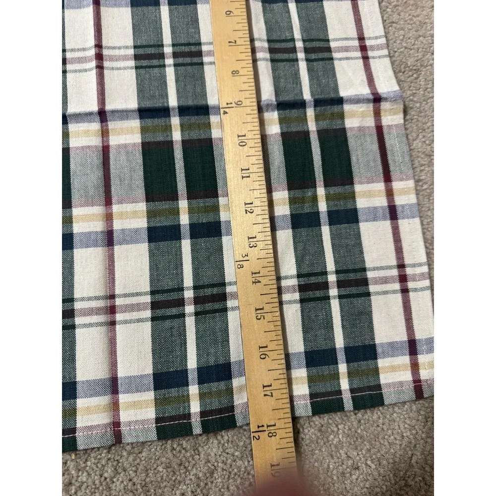 PARK Imports &‎ Design Napkins Jewel Tone PLAID 100% COTTON 18